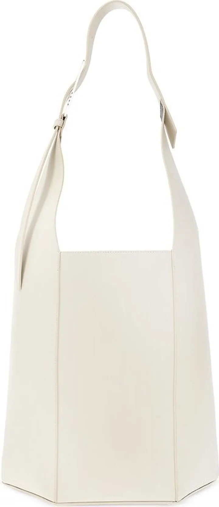 The Attico 12PM Logo Stamp Geometric Tote Bag