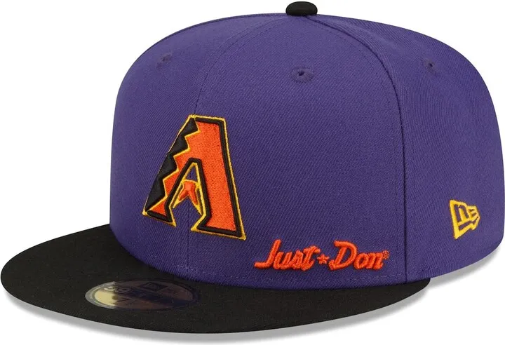 Men's New Era x Just Don Purple Arizona Diamondbacks 59FIFTY Fitted Hat