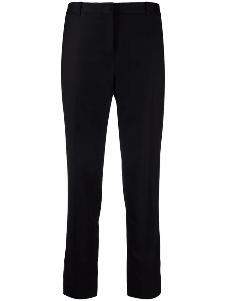 Mid-Rise Cropped Trousers