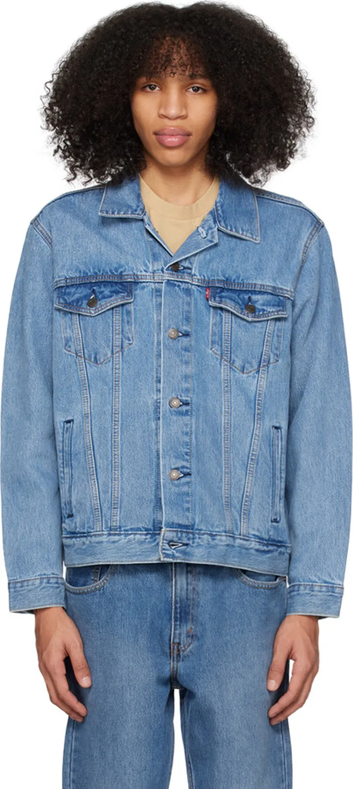 Levi's Blue Faded Denim Jacket