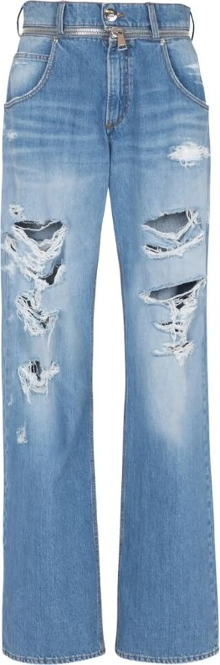 Balmain Relaxed Distressed Jeans