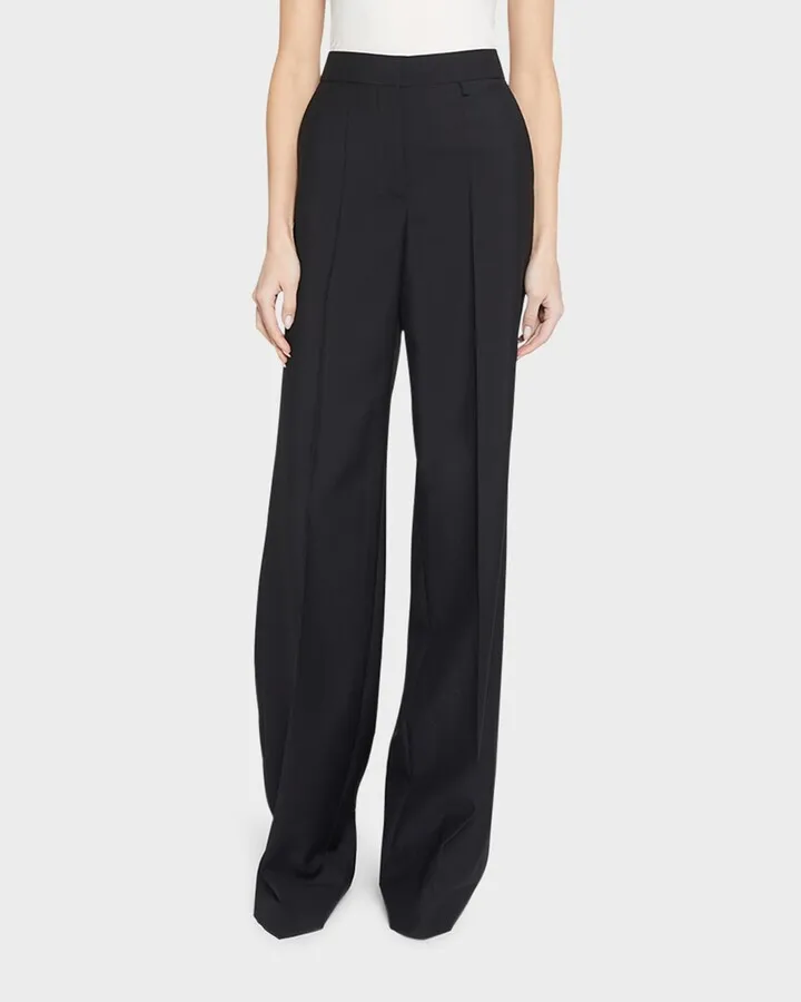 High-Rise Wide-Leg Trousers