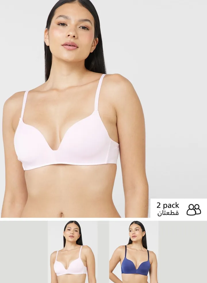 2 Pack T-Shirt Bra