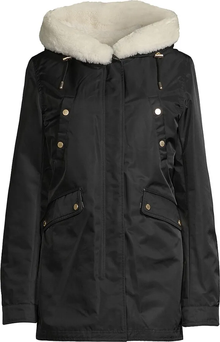 Belleville Mixed-Media Shearling Parka