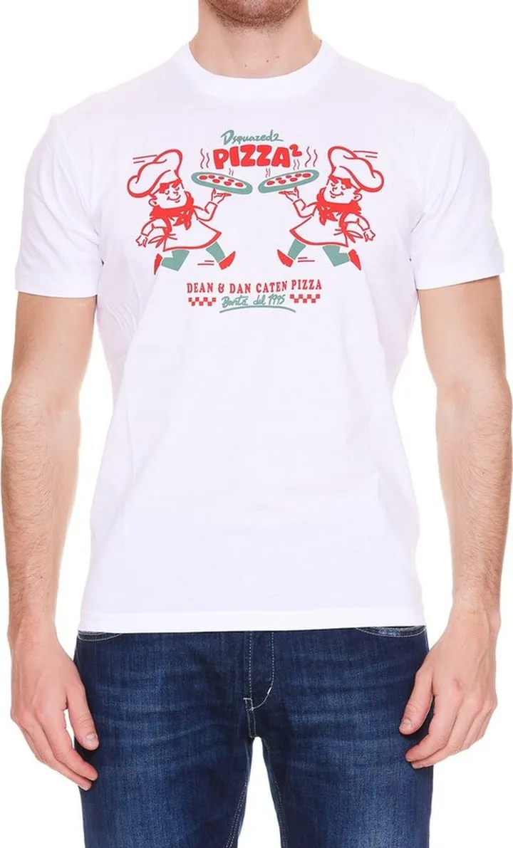 Dsquared2 Graphic-Printed Crewneck T-Shirt