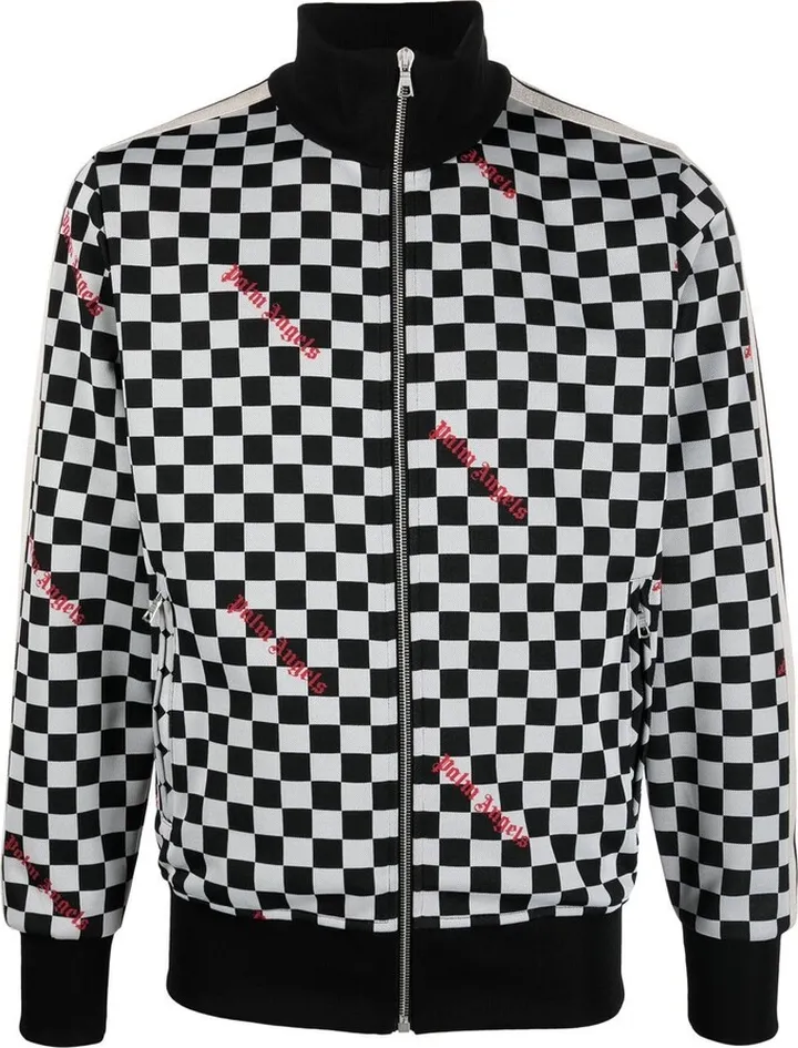 Damier-Print Track Jacket