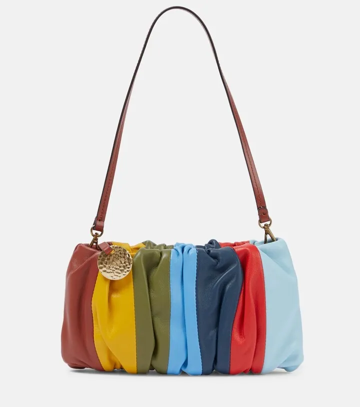 Riviera Bean leather shoulder bag
