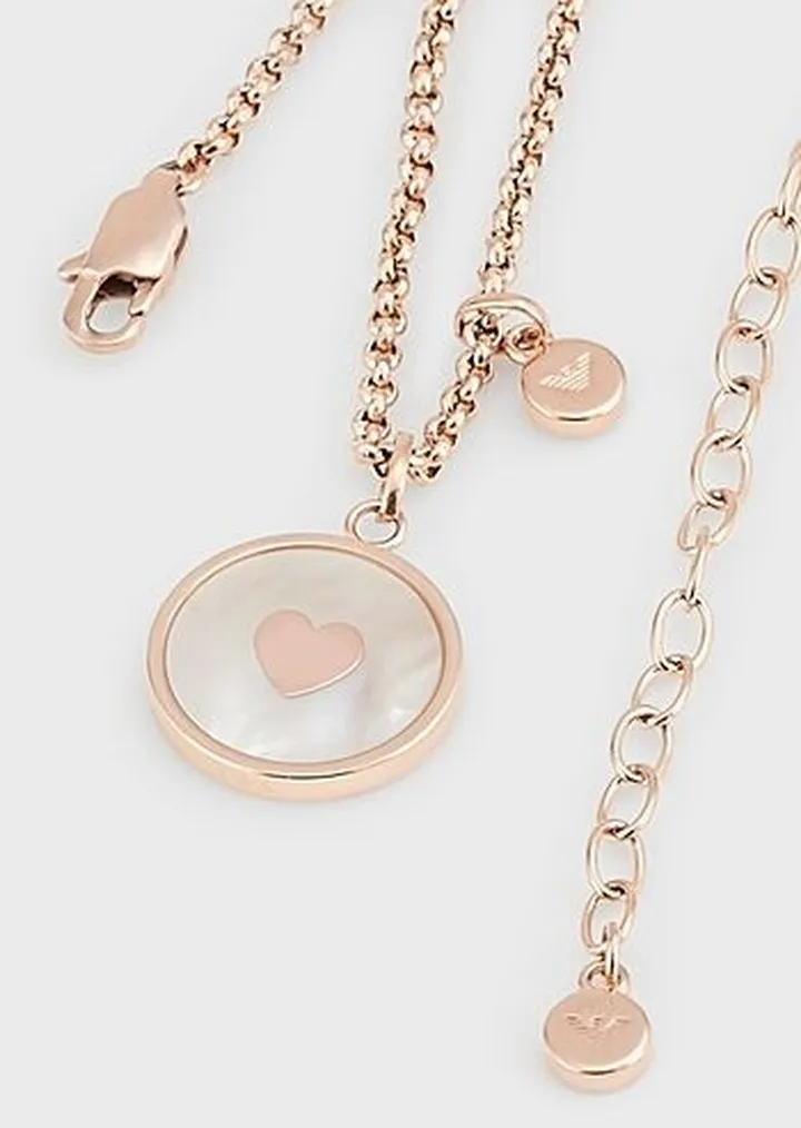 White Mother of Pearl Pendant Necklace