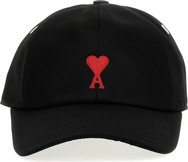 AMI Paris Logo Embroidered Baseball Cap