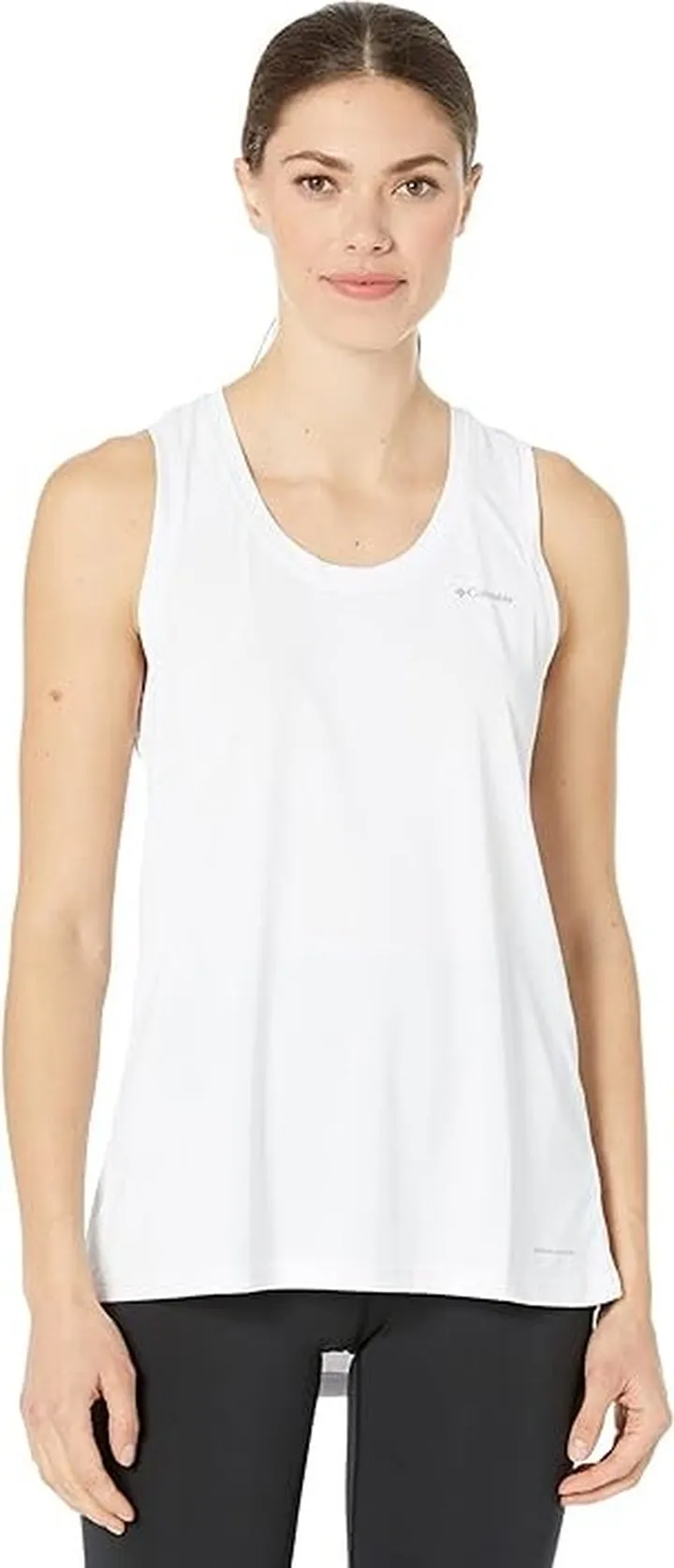 Columbia Hike Tank (White) Women's Clothing