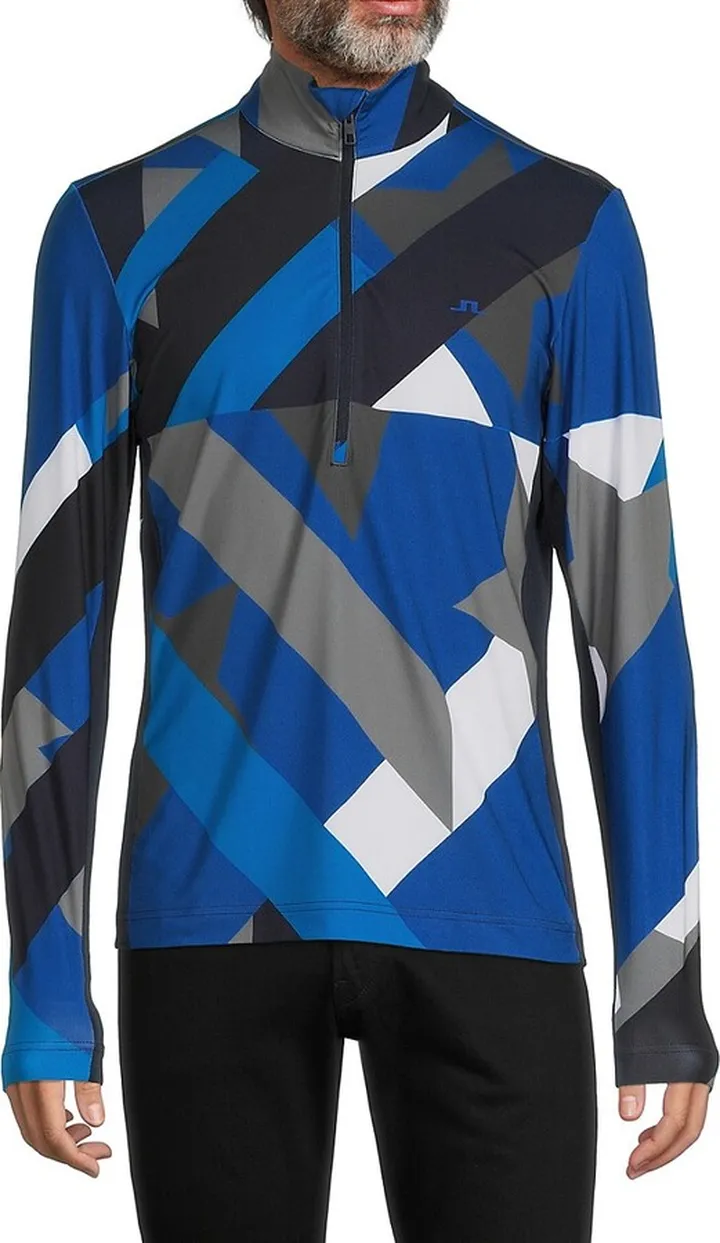 Luke Colorblock Half Zip Pullover