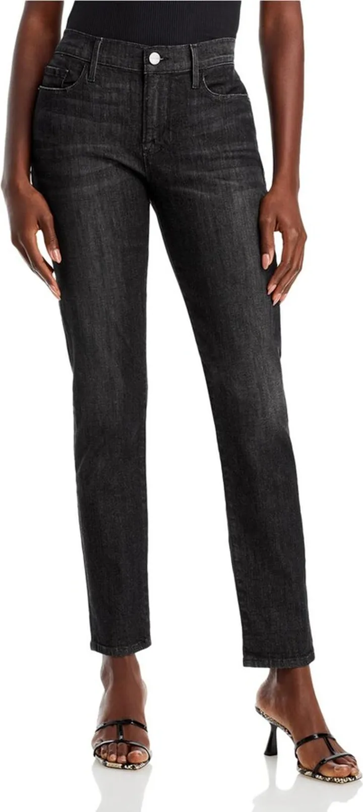 Le Garcon Womens Denim Mid Rise Boyfriend Jeans