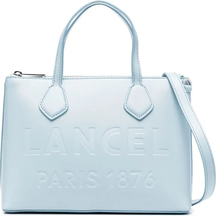 Embossed-Logo Detail Tote Bag
