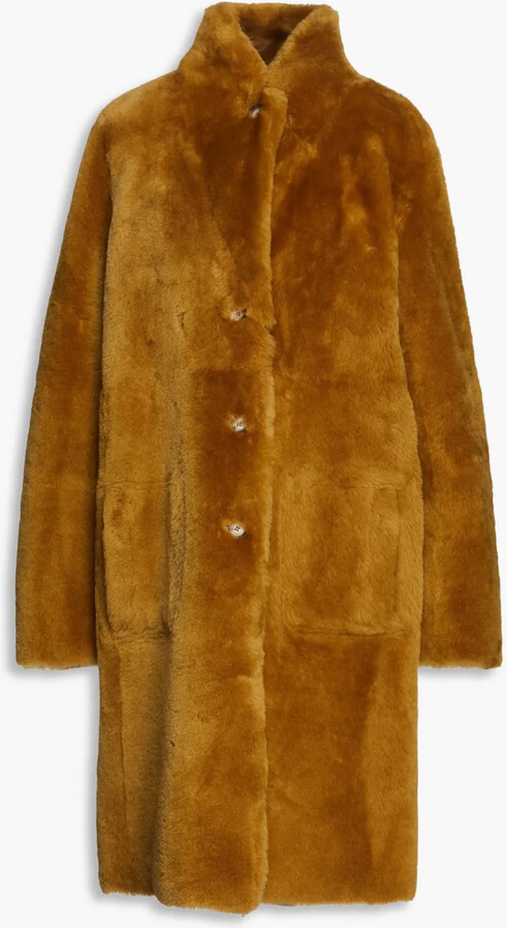 Brittany reversible shearling coat