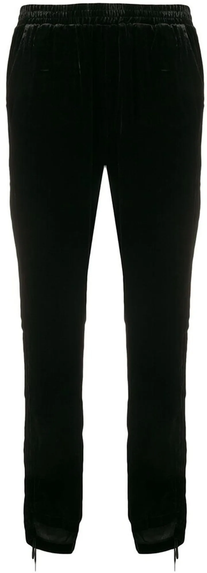 Gathered Sides Cropped Trousers