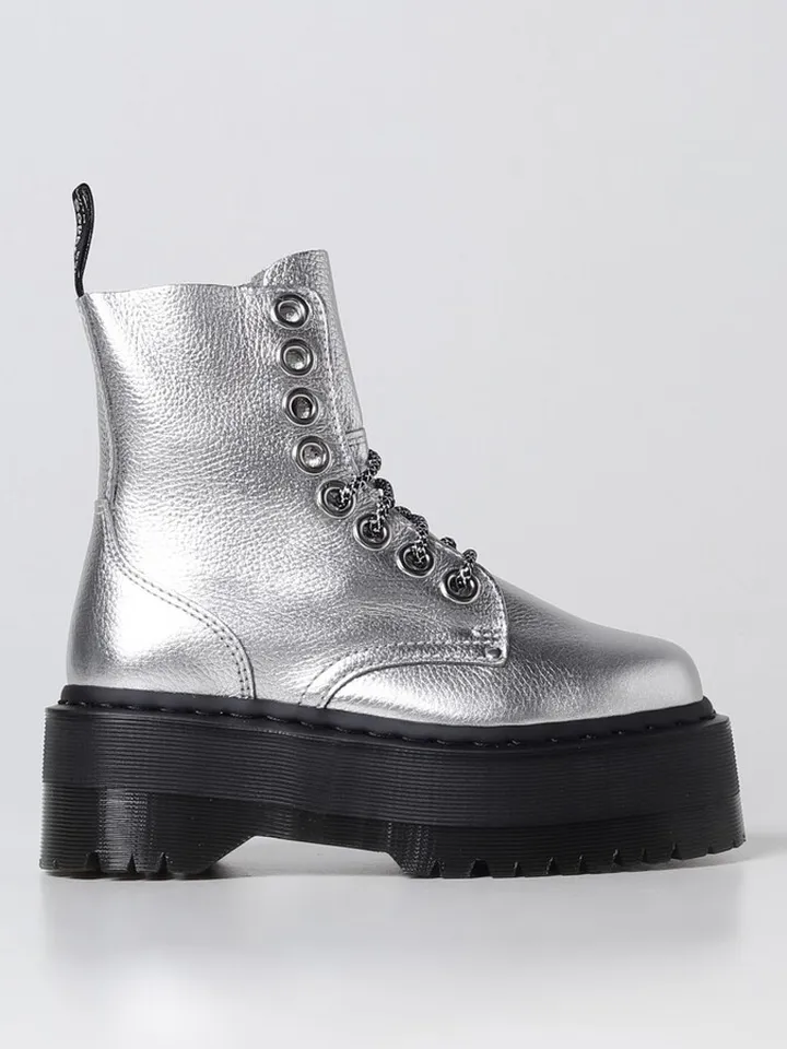 Flat booties woman Dr. Martens
