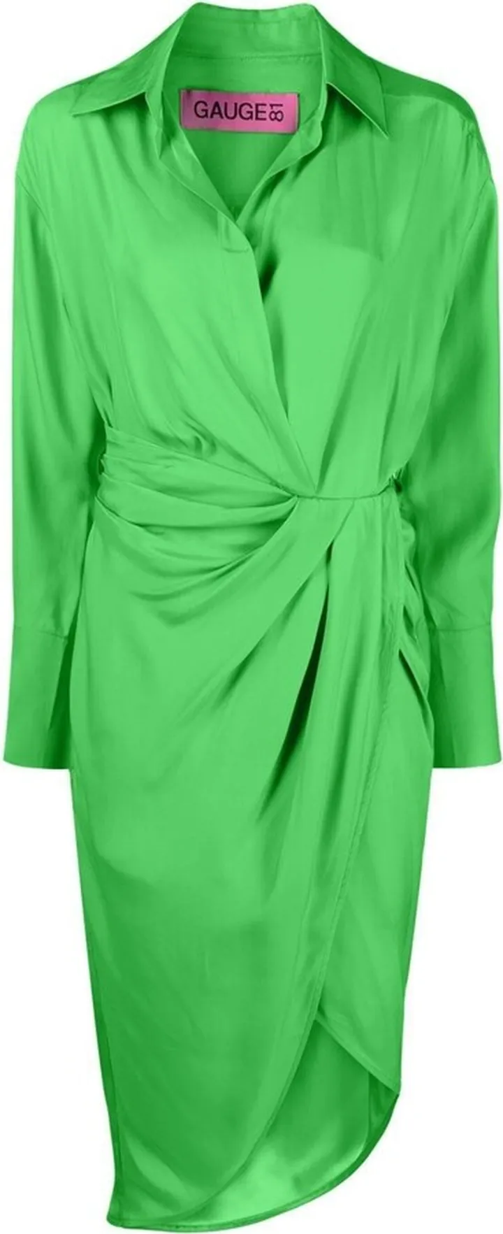 Puno gathered midi dress