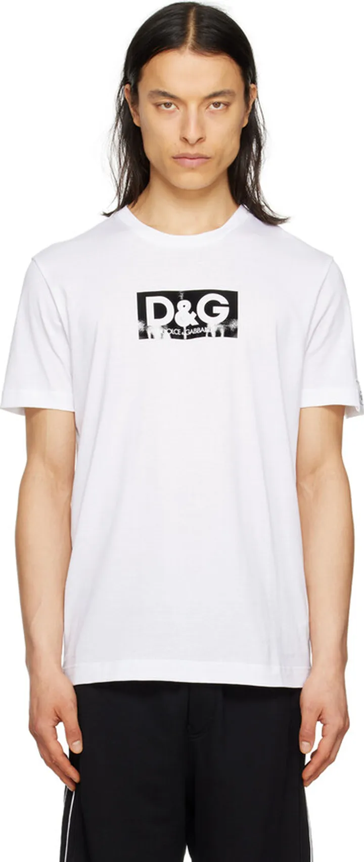 Dolce & Gabbana White Printed T-Shirt