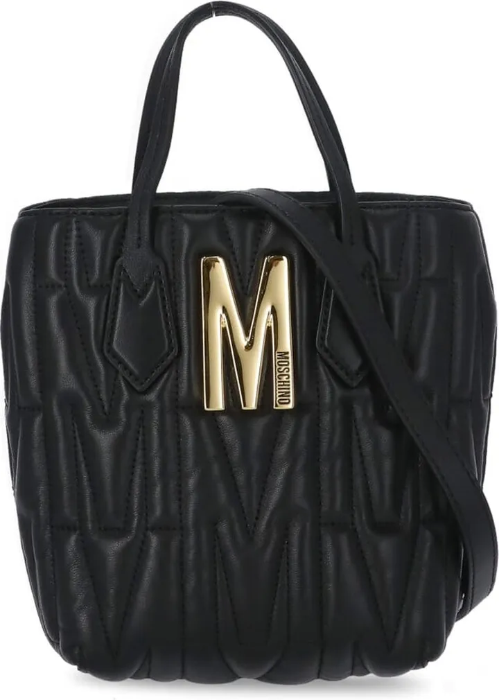 M Quilted Hand Bag