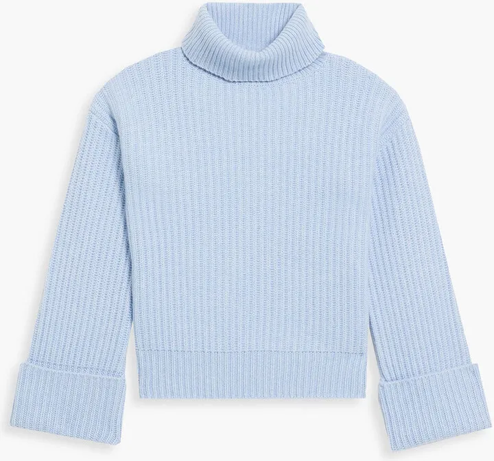 Greenwich ribbed-knit cashmere turtleneck sweater