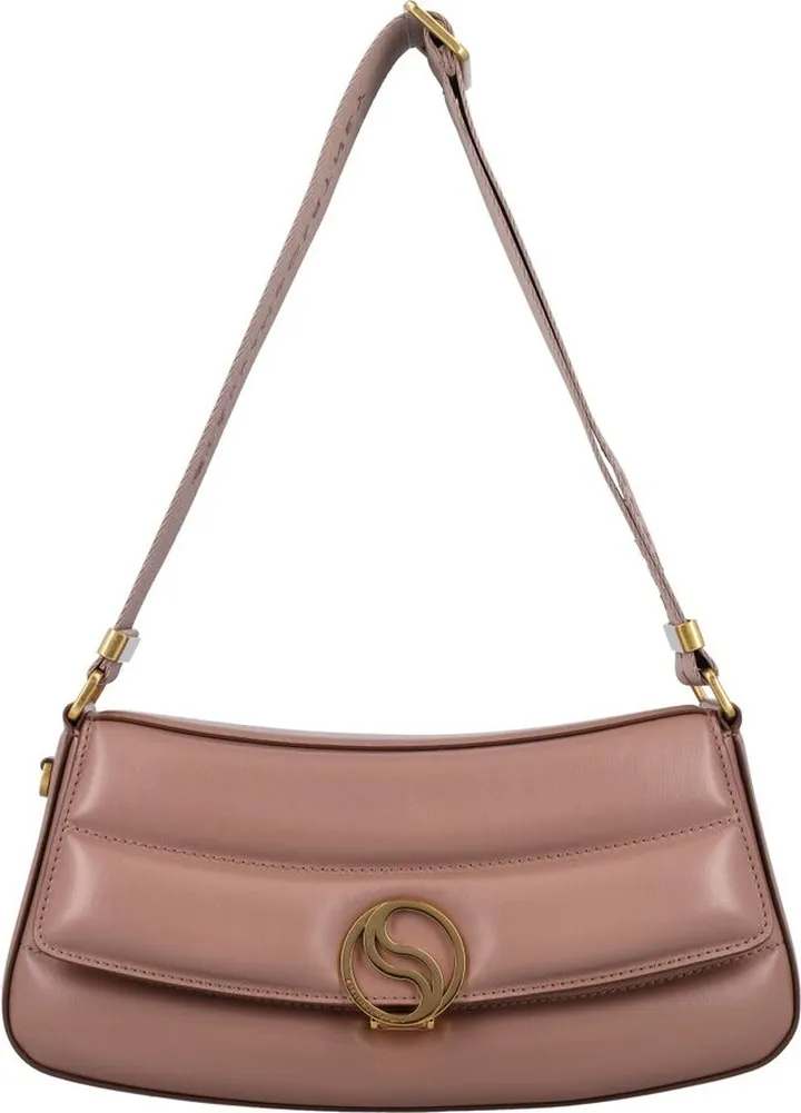 Stella McCartney Logo Plaque Padded Shoulder Bag