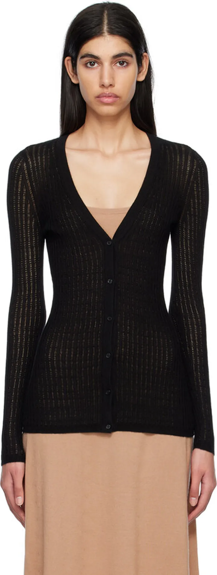 Gabriela Hearst Black Emma Cardigan