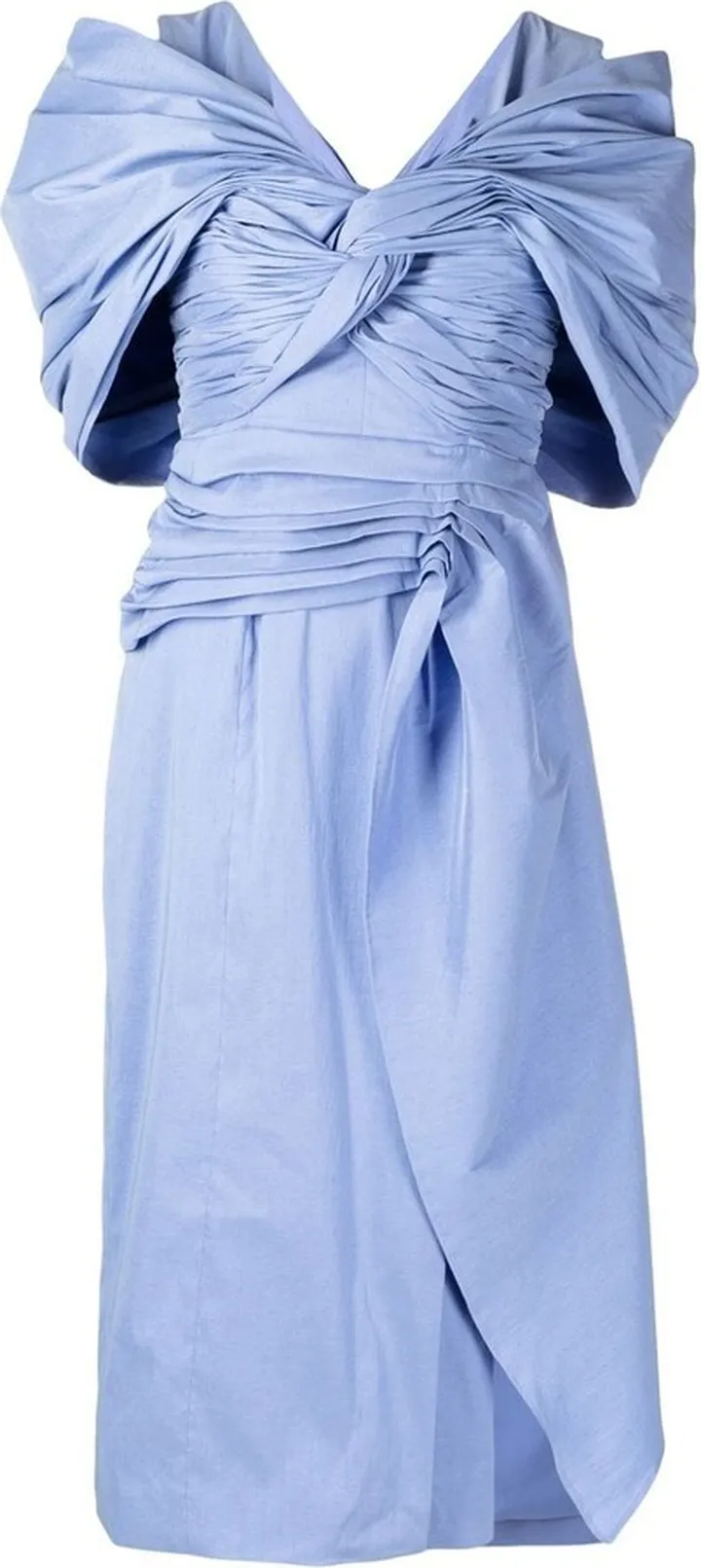 Riccardo off-shoulder midi dress