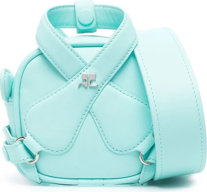 Blue Loop X Leather Mini Bag
