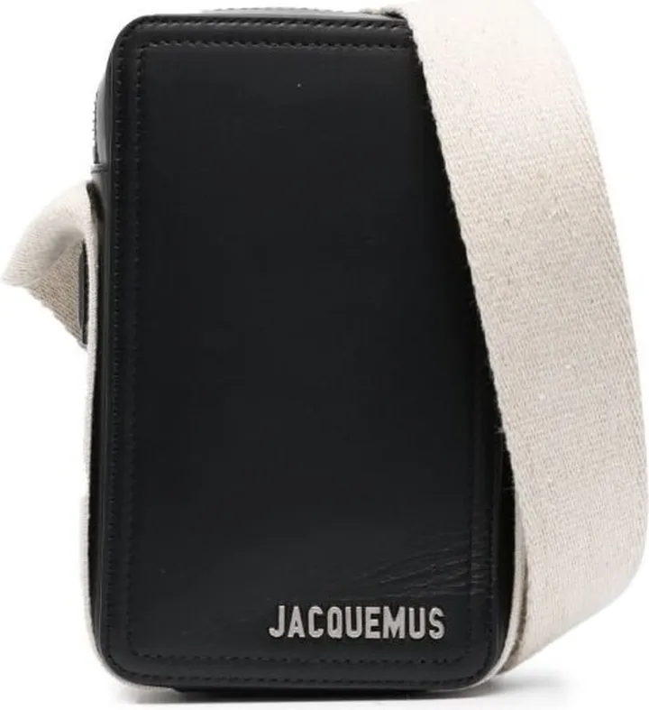 Black Le Cuerda Vertical Cross Body Bag