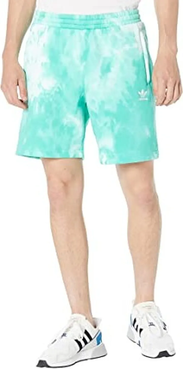 adidas Originals Men's Adicolor Essentials Trefoil Shorts Tye Dye
