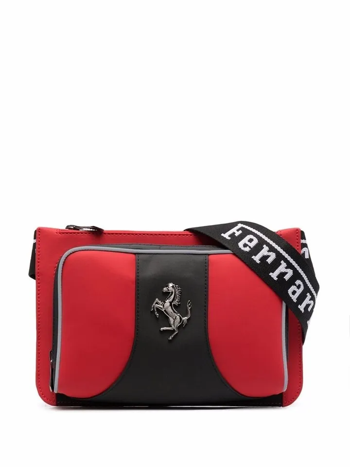 Ferrari-logo shoulder bag