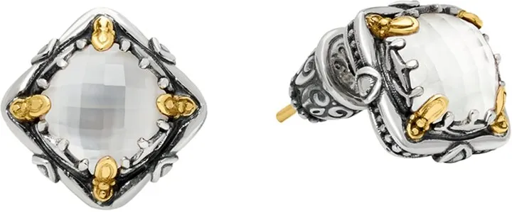 Gen K Two-Tone Doublet Earrings