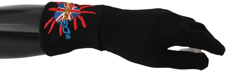 Dolce & Gabbana #DMen'sLondon Embroide Wool Men's Gloves