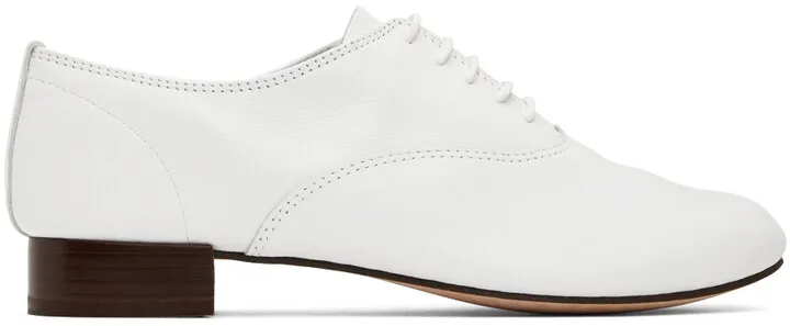 Repetto White Zizi Oxfords
