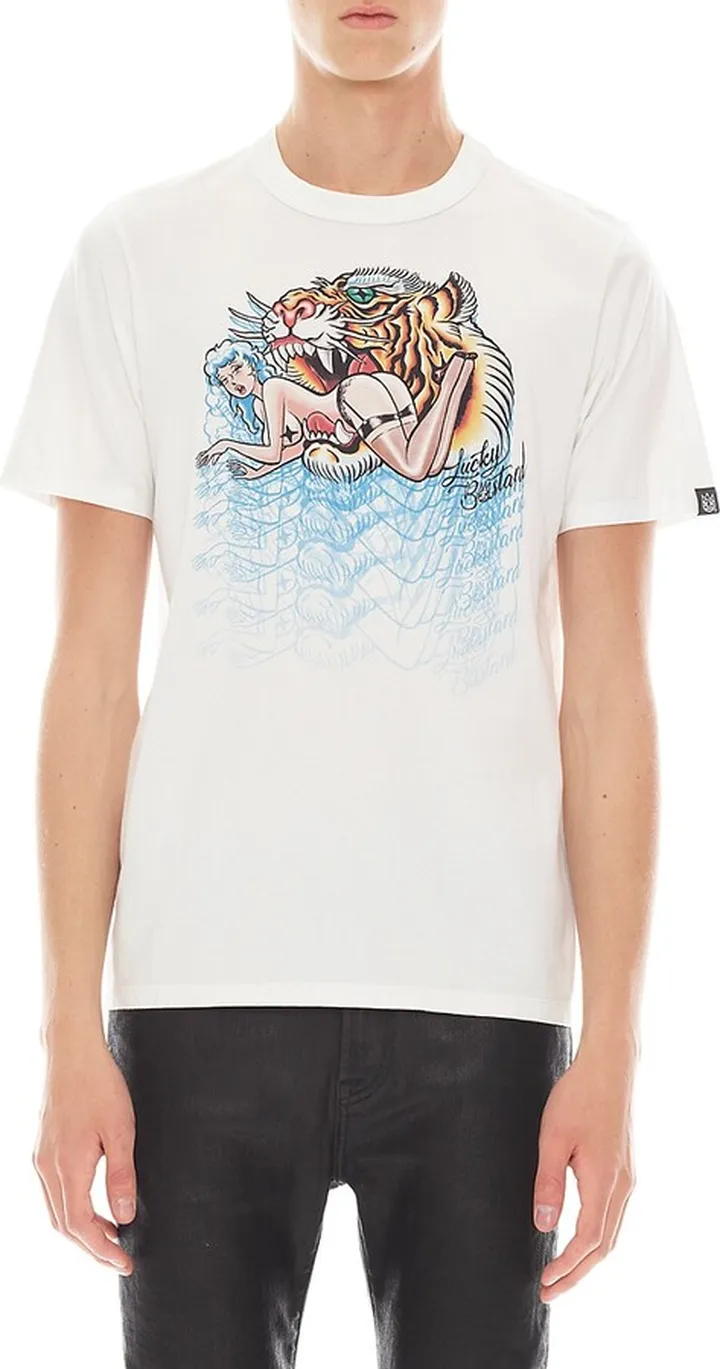 Lucky Bastard Tiger Graphic Tee
