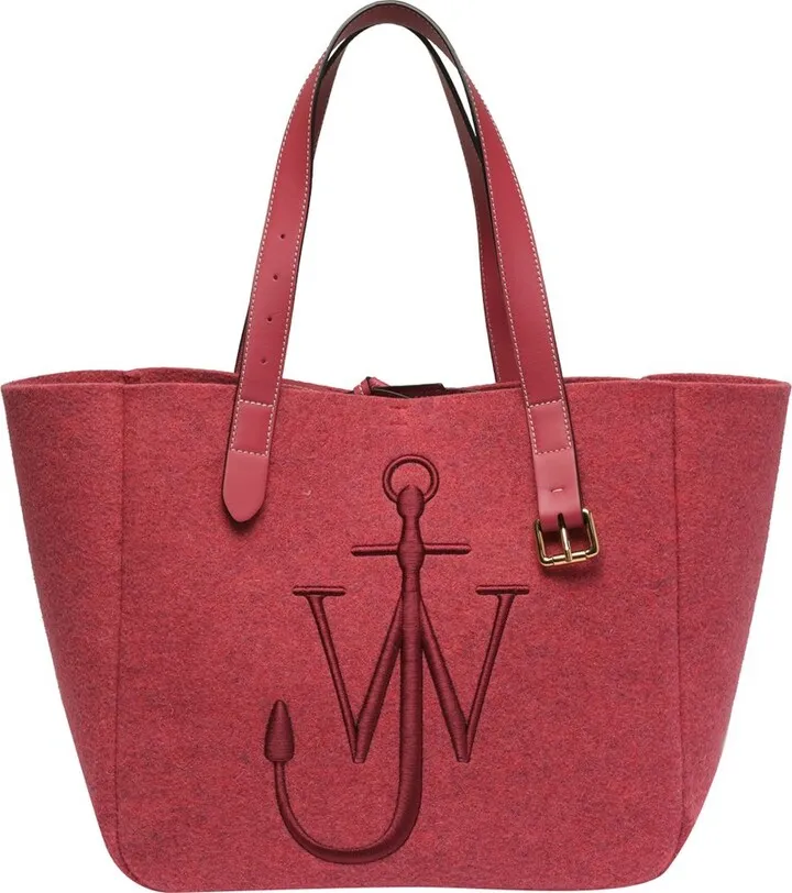 JW Anderson Logo Embroidered Tote Bag