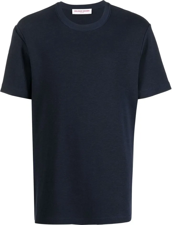 Nicolas tonal-chainstitch T-shirt