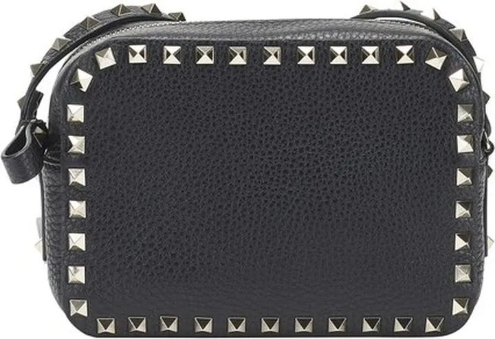 Small Rockstud calfskin crossbody bag