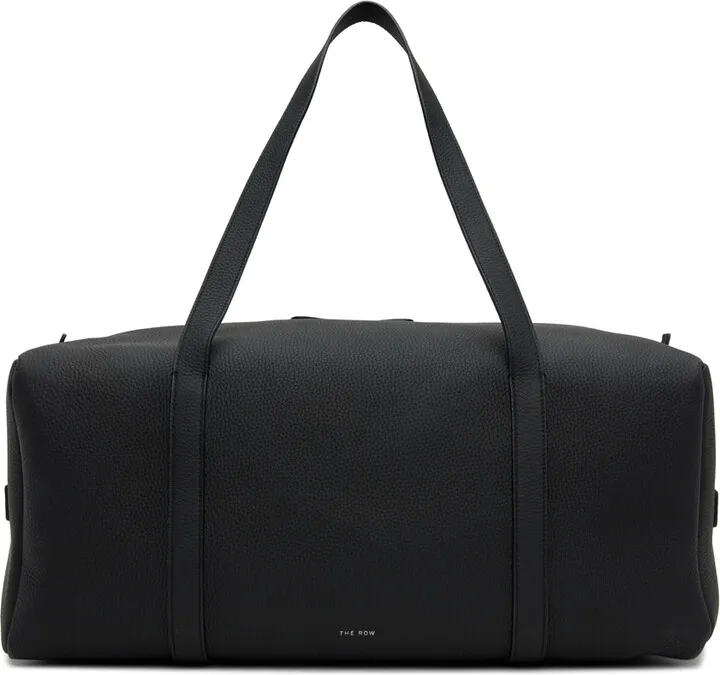 The Row Black Gio Duffle Bag