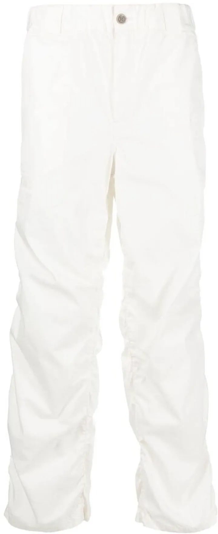 Straight-Leg Draped Trousers