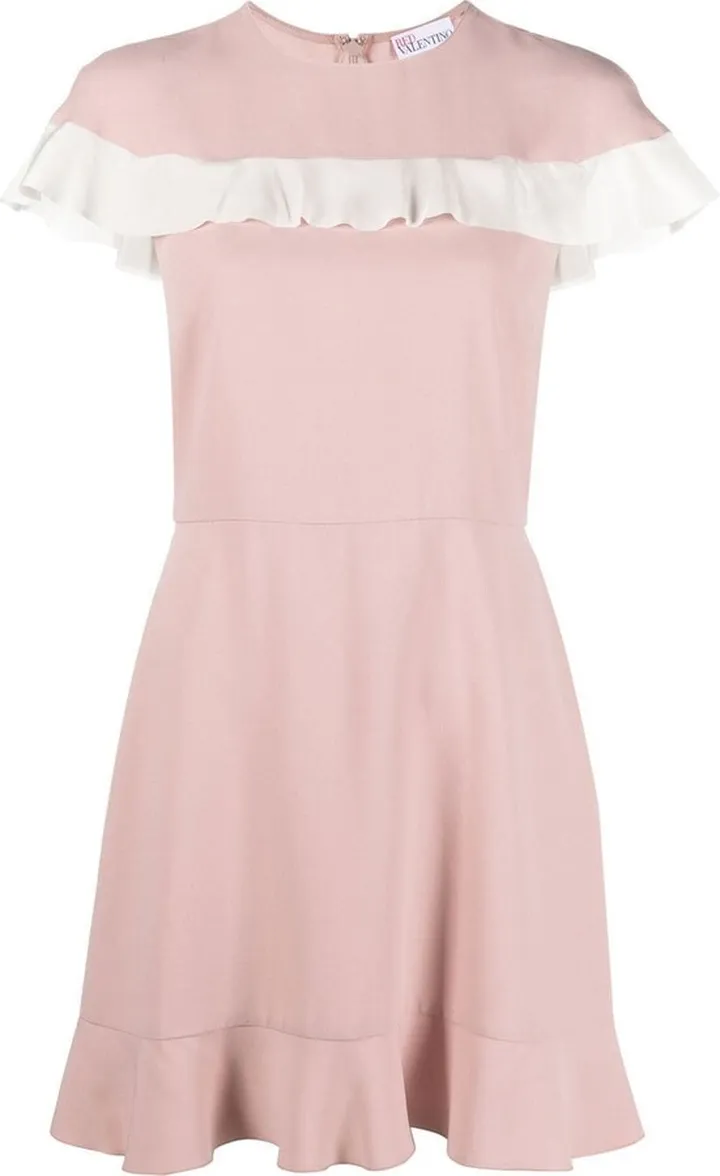 Ruffle-Trim Minidress