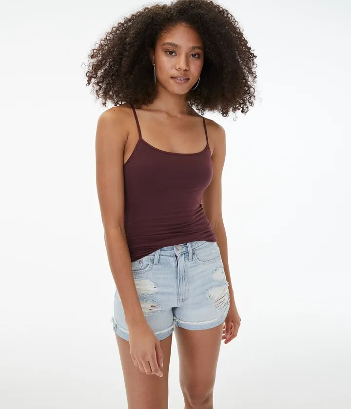 Aeropostale Women's Favorite Shelf-Bra Cami