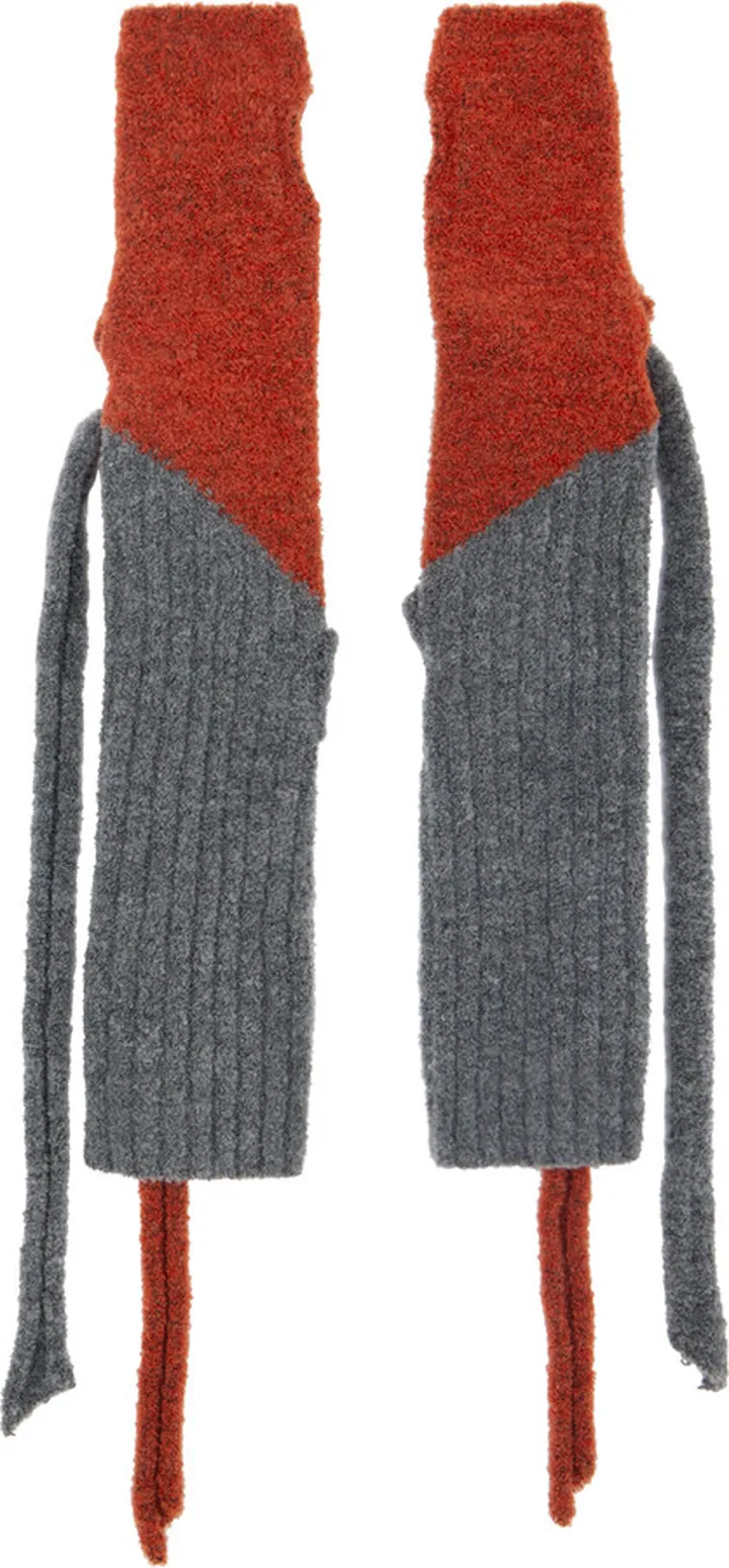 Ottolinger Gray & Red Wrap Glove