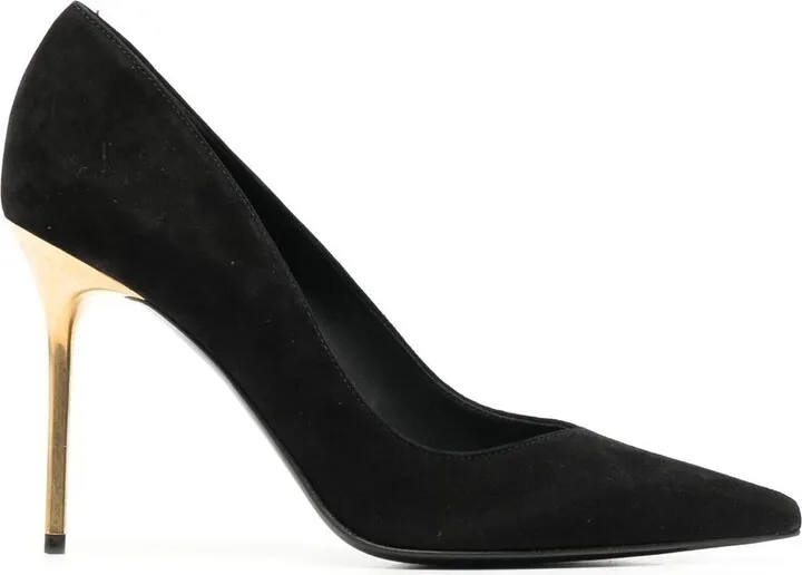 Pointed-Toe Stiletto-Heel Pumps
