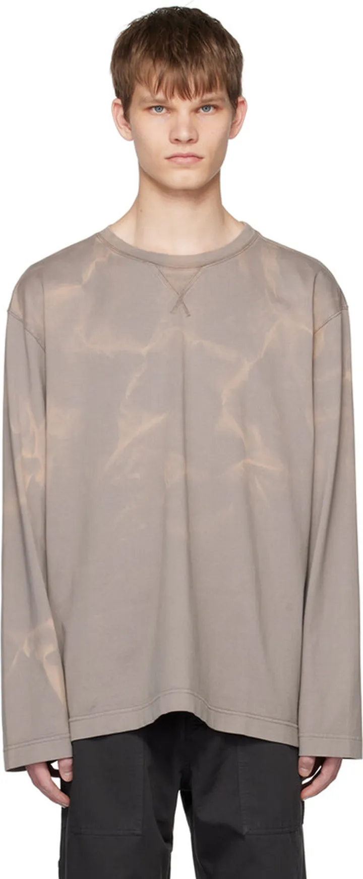 HOPE Gray Flame Long Sleeve T-Shirt