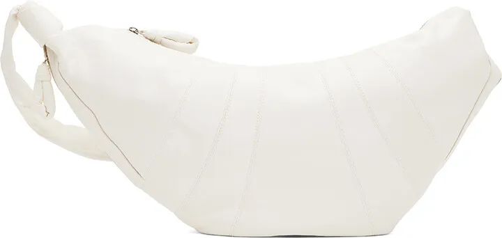LEMAIRE White Large Croissant Bag