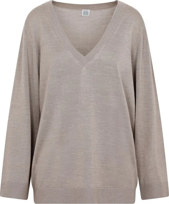 Totême V-Neck Long-Sleeved Jumper
