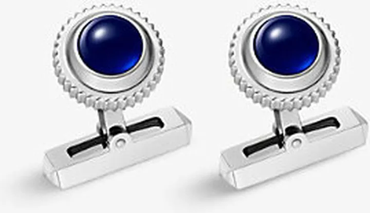 Mens Steel Pasha de Palladium-plated Sterling-silver Cufflinks