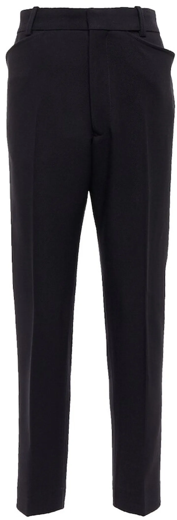 High-rise virgin wool cropped pants