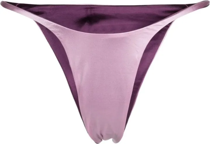Reversible Satin-Finish Bikini Bottoms